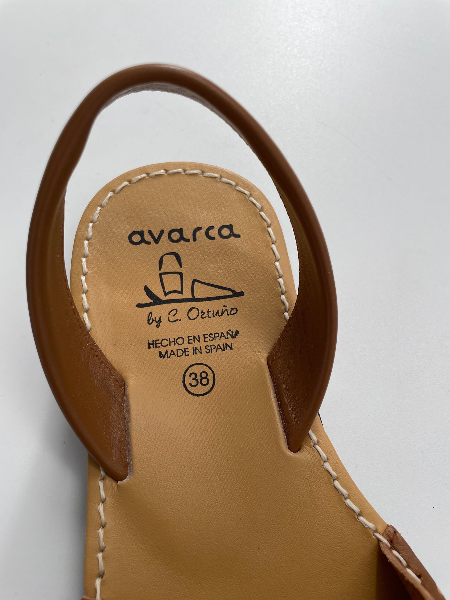Avarca sandal brun