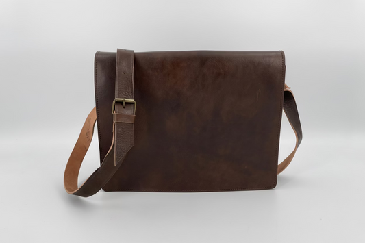 Computertaske - brun