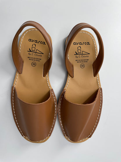 Avarca sandal brun