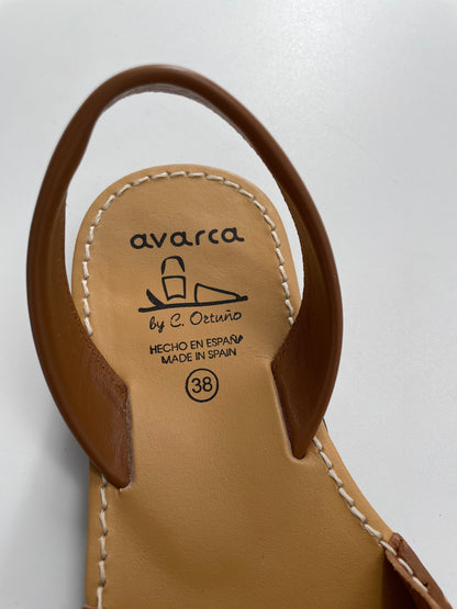 Avarca sandal brun